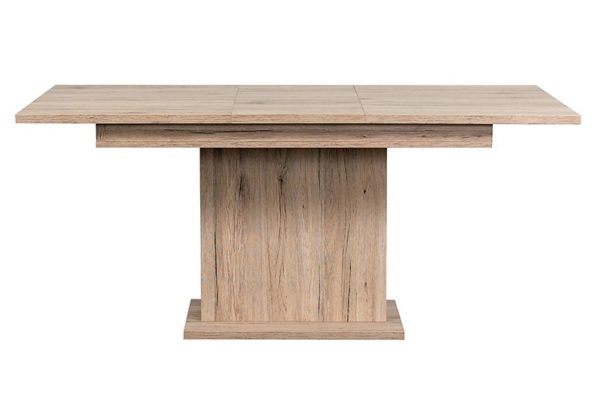 Központi lábas bővíthető étkezőasztal, több színben (130-170 cm)
