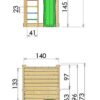"Faház" játszótorony csúszdával - bővíthető hintákkal és más játékokkal - Image 7