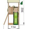 "Klub" játszótorony csúszdával - bővíthető hintákkal és más játékokkal - Image 7