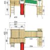 "Playhouse XL" kerti játszótér csúszdával - bővíthető hintákkal és más játékokkal - Image 11