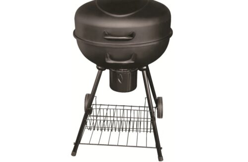 Faszenes mobil kerti gömbgrill kerekekkel