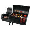 Nagy kerti faszenes grill és smoker - két tűztérrel! - Image 3