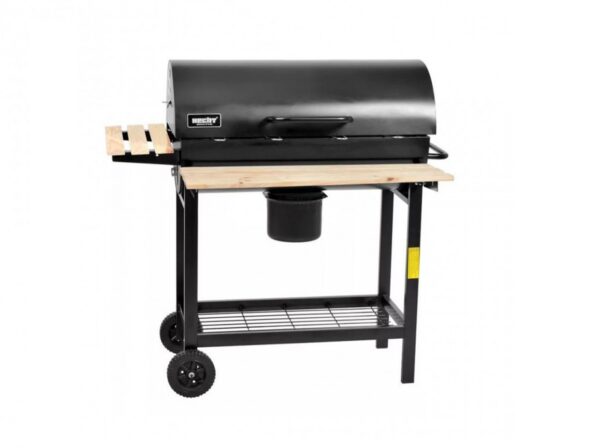 Nagy méretű kerti faszenes grill kerekekkel