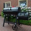 Nagy kerti faszenes grill és smoker - két tűztérrel! - Image 5