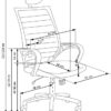Ergonomikus irodai forgószék fejtámlával - Image 9