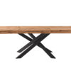 Mannheim design étkezőasztal, fekete - tölgy - Image 6
