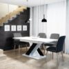 Bryce bővíthető étkezőasztal X lábbal - többféle modern szín! - Image 7