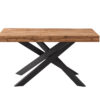 Mannheim design étkezőasztal, fekete - tölgy - Image 2