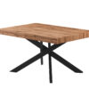 Mannheim design étkezőasztal, fekete - tölgy - Image 3
