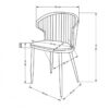 Különleges "füles" design étkezőszék - többféle színben! - Image 26